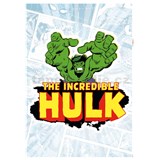 Samolepky na zeď Disney Hulk Comic Classic 50 cm x 70 cm