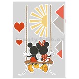 Samolepky na zeď Disney Mickey Swing 50 cm x 70 cm