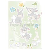 Samolepky na zeď Disney Bunny - Thumper in the Garden 50 cm x 70 cm