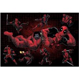 Samolepky na zeď Disney Deadpool Posing 100 cm x 70 cm