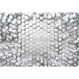 Fototapety abstrakce 3D Titanium rozměr 368 cm x 254 cm - POSLEDNÍ KUSY