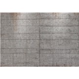 Fototapety betonová stěna Concrete Blocks rozměr 368 cm x 254 cm - POSLEDNÍ KUSY