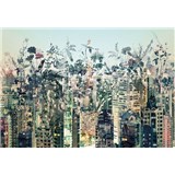 Fototapety Urban Jungle rozměr 368 cm x 254 cm - POSLEDNÍ KUSY