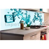 Samolepící tapety za kuchyňskou linku kostky ledu rozměr 180 cm x 60 cm - POSLEDNÍ KUSY