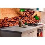 Samolepící tapety za kuchyňskou linku kávová zrnka rozměr 180 cm x 60 cm - POSLEDNÍ KUSY