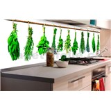 Samolepící tapety za kuchyňskou linku bylinky rozměr 180 cm x 60 cm - POSLEDNÍ KUSY