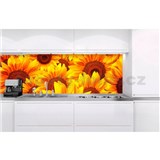 Samolepící tapety za kuchyňskou linku slunečnice rozměr 180 cm x 60 cm - POSLEDNÍ KUSY