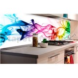 Samolepící tapety za kuchyňskou linku kouř barevný rozměr 180 cm x 60 cm - POSLEDNÍ KUSY
