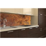 Samolepící tapety za kuchyňskou linku měděný kovový plát rozměr 180 cm x 60 cm - POSLEDNÍ KUSY