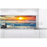 Samolepící tapety za kuchyňskou linku západ slunce na pobřeží rozměr 180 cm x 60 cm - POSLEDNÍ KUSY