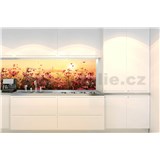 Samolepící tapety za kuchyňskou linku květinové pole rozměr 180 cm x 60 cm - POSLEDNÍ KUSY