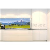 Samolepící tapety za kuchyňskou linku Alpy rozměr 180 cm x 60 cm