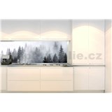 Samolepící tapety za kuchyňskou linku les v mlze rozměr 180 cm x 60 cm - POSLEDNÍ KUSY