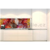 Samolepící tapety za kuchyňskou linku barevná abstraktní zeď rozměr 350 cm x 60 cm