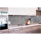 Samolepící tapety za kuchyňskou linku beton šedý rozměr 260 cm x 60 cm - POSLEDNÍ KUSY