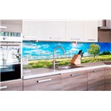 Samolepící tapety za kuchyňskou linku rozkvetlý strom rozměr 260 cm x 60 cm - POSLEDNÍ KUSY