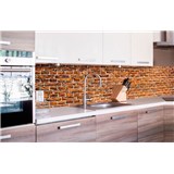 Samolepící tapety za kuchyňskou linku staré cihly rozměr 260 cm x 60 cm - POSLEDNÍ KUSY