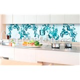 Samolepící tapety za kuchyňskou linku kostky ledu rozměr 350 cm x 60 cm - POSLEDNÍ KUSY
