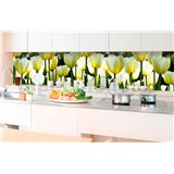 Samolepící tapety za kuchyňskou linku tulipány rozměr 350 cm x 60 cm - POSLEDNÍ KUSY