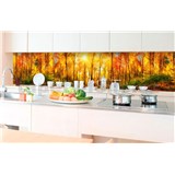 Samolepící tapety za kuchyňskou linku slunný les rozměr 350 cm x 60 cm - POSLEDNÍ KUSY