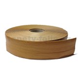 ZBYTKOVÁ METRÁŽ - Podlahová lemovka z PVC samolepící dřevo žluto-hnědé 5,3 cm x 30 m