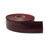 ZBYTKOVÁ METRÁŽ - Podlahová lemovka z PVC dřevo červeno-hnědé 5,3 cm x 40 m