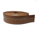 Podlahová lemovka z PVC samolepící světle hnědá 5,3 cm x 25 m