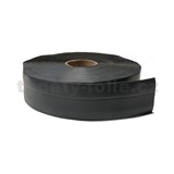 Podlahová lemovka z PVC samolepící tmavě šedá 5,3 cm x 25 m
