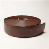 Podlahová lemovka z PVC čokoládově hnědá 5,3 cm x 40 m