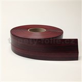 Podlahová lemovka z PVC samolepící dřevo červeno-hnědé 5,3 cm x 30 m