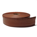 Podlahová lemovka z PVC samolepící dřevo hnědé 5,3 cm x 25 m