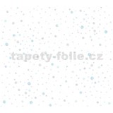 Dětské vliesové tapety na zeď Little Stars balónky modro-hnědé