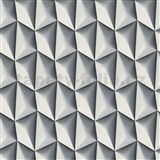 Vliesové tapety na zeď Harmony Mac Stopa 3D vzor tmavě šedý - POSLEDNÍ KUSY