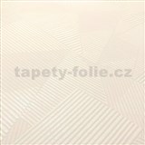 Moderní tapety na zeď IMPOL Novella strukturované geometrické vzory krémové - POSLEDNÍ KUSY