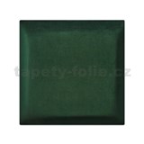 Čalouněný panel SOFTLINE 30 x 30 cm láhvově zelený