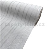 Vliesové tapety na zeď IMPOL stříbrné vlnovky na šedém podkladu