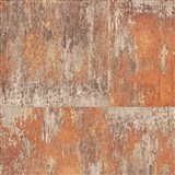 Vliesové tapety na zeď NEUE BUDE 2.0 betonová zeď oranžovo-zlatá