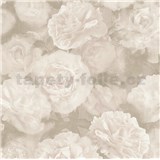 Vliesové tapety IMPOL New Studio květinový vzor bílo-šedý