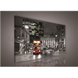 Obraz na plátně Double Decker v Londýně 100 x 75 cm