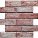 Samolepící pěnové 3D panely rozměr 30 x 30 cm, cihla šedo-červená