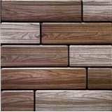 Samolepící PVC 3D panely rozměr 30 x 30 cm, obklad dřevo šedo-hnědé - POSLEDNÍ KUSY