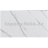 Samolepící PVC 3D panely rozměr 60 x 30 cm, Marble bílý