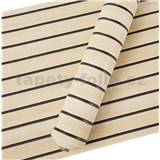 Samolepící panely na zeď lamely na pěnovém podkladu světle hnědé rozměr 270 x 48,5 cm