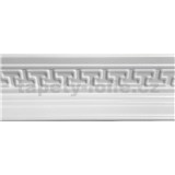 Polystyrenové dekorativní lišty, rozměr 1000 x 50 x 90 mm, bílá s řeckým klíčem