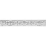 Polystyrenové dekorativní lišty, rozměr 1000 x 45 x 90 mm, bílá s ornamenty