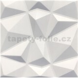3D panel XPS DIAMANT bílý rozměr 50 x 50 cm