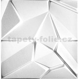 Stropní panely 3D XPS MERKUR bílý rozměr 50 x 50 cm