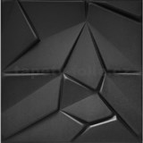 Stropní panely 3D XPS MERKUR černý rozměr 50 x 50 cm