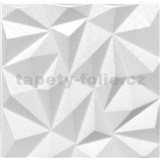 Stropní panely 3D XPS Zirkon bílý rozměr 50 x 50 cm