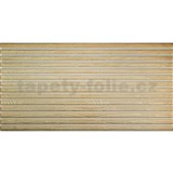 Obkladové panely 3D XPS dřevěný obklad zlato-béžový rozměr 100 x 50 cm